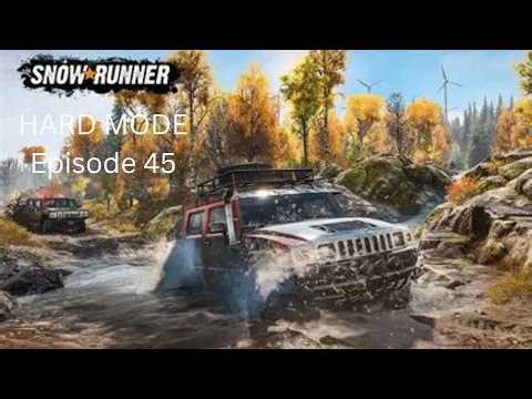 SNOWRUNNER | HARD MODE | RAW Gamplay | No Mic | Episode 44