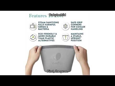 Evenflo Silicone Steam Sanitizing Bag Review: Quick, Safe, and Chemical-Free Cleaning.