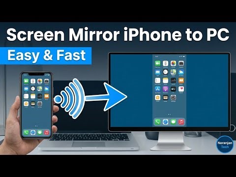 How To Screen Mirror iPhone To PC Using LonelyScreen | Easy Step-by-Step Guide