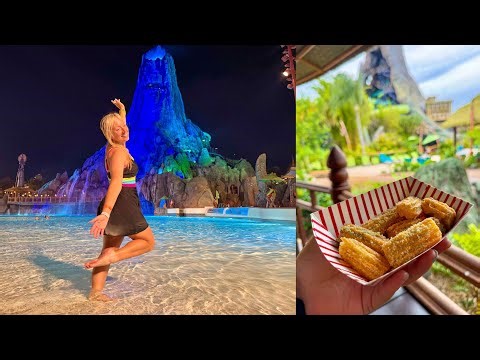 Volcano Bay Nights! What's NEW for 2026, Full Tour, Beach Party & Food!
