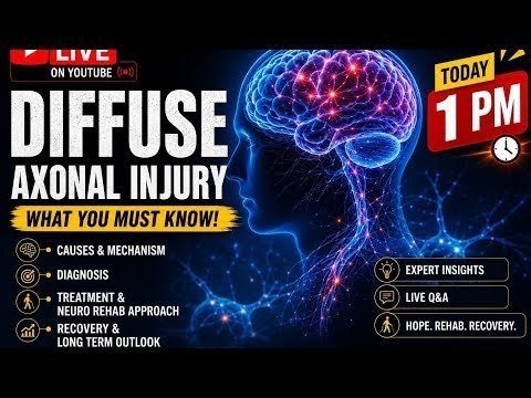🧠 Diffuse Axonal Injury (DAI) LIVE | Recovery, Treatment & Neuro Rehab Explained | 1 PM LIVE
