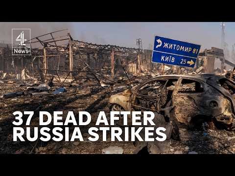 37 people killed after Russian attack on Ukrainian village