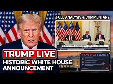 TRUMP LIVE: Historic White House Announcement on Rural America Investment!