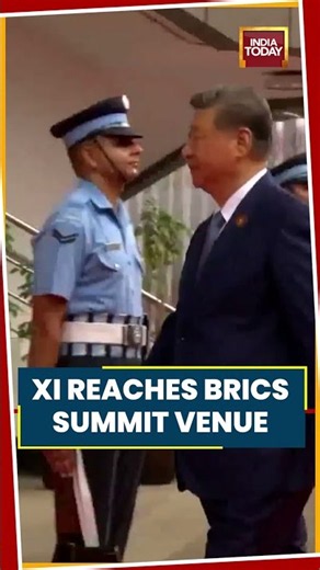 Chinese Prez Xi Jinping Arrives At Bharat Mandapam Ahead Of BRICS Summit 2026 #shorts