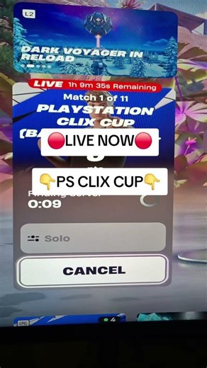 PlayStation Clix Cup LIVE RIGHT NOW! 🔥 #fortnite #fortniteshorts #clixcup