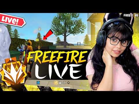 🔴FREE FIRE LIVE WITH RIYA AND 1 VS 4 GUILD TEST😎 #classyff #fflive #freefire #girlgamer