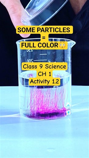 2 Particles Can Color Water?! 😳 | 👉#ChemistryExperiment 👉#NCERTClass9 👉#ScienceShorts 👉#KMnO4
