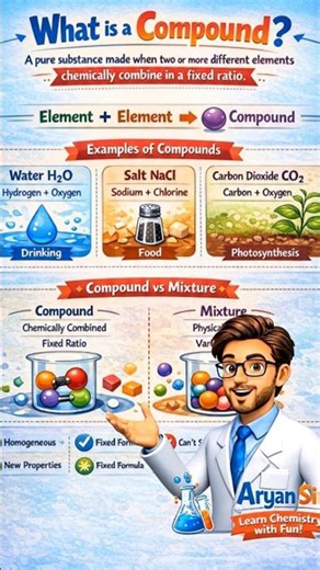 WHAT IS A COMPOUND || CLASS 9TH CHEMISTRY ||