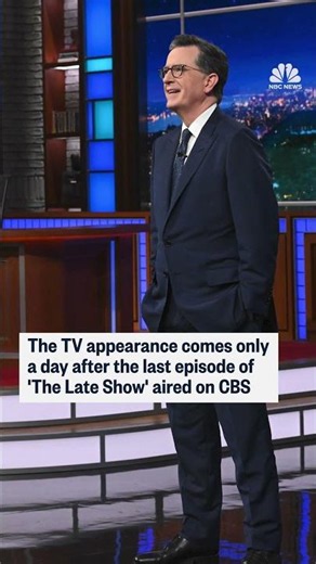 Colbert returns to late night to host public access program