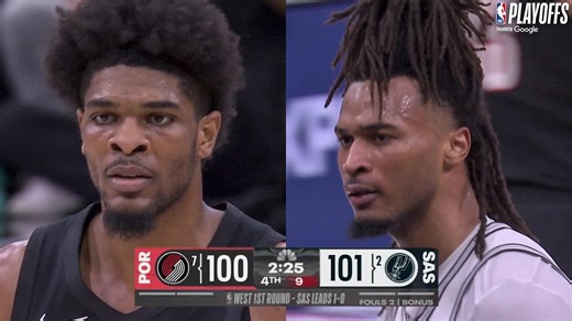 Final 4:15 WILD ENDING #7 Trail Blazers at #2 Spurs 👀 | April 21, 2026