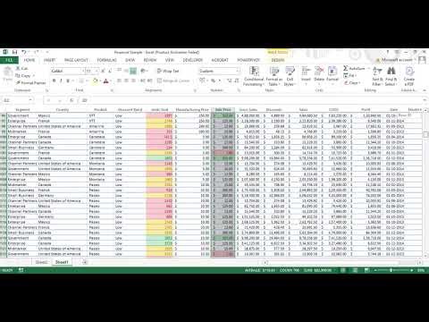 CONDITIONAL FORMATTING IN EXCEL