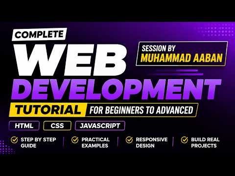 Complete Web Development Tutorial | Learn HTML, CSS & JavaScript | Beginner to Advanced
