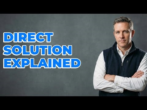 What Is the Purpose of a Direct Non-Recursive Solution?