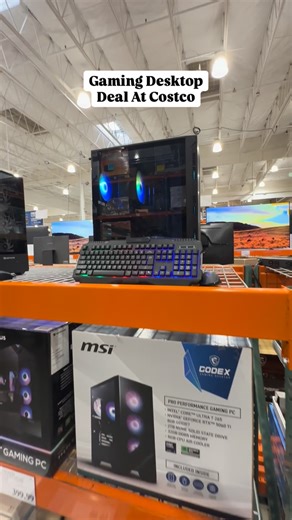 MSI Codex R2 Gaming Desktops at Costco! 🎮✨ ✨ Features: • 🧠 Intel Core Ultra 7 processor • 🎮 Nvidia RTX 5060 Ti • ⚡ 32GB RAM • 💾 2TB SSD storage • 🪟 Windows 11 pre installed 👉 FOLLOW for daily Costco finds! #CostcoFinds #CostcoTech #GamingPC #PCGaming #GamingSetup CozyNests | Cozy Nests