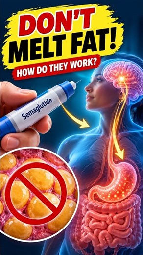 Weight-Loss Injections Don't Melt Fat!🤯 Here's How They Work #facts #weightloss #injection #shorts
