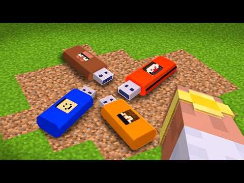 I Found Youtuber's Secret USB Pendrive in Minecraft..