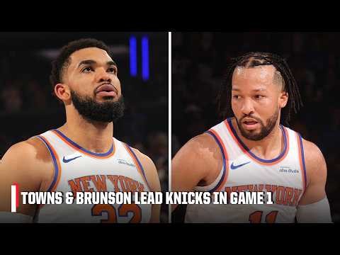 Knicks take Game 1 vs. Hawks 😤 Karl-Anthony Towns & Jalen Brunson combine for 53 PTS 🔥 | NBA on ESPN