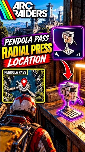 ARC RAIDERS PENDOLA PASS RADIAL PRESS LOCATION #arcraiders