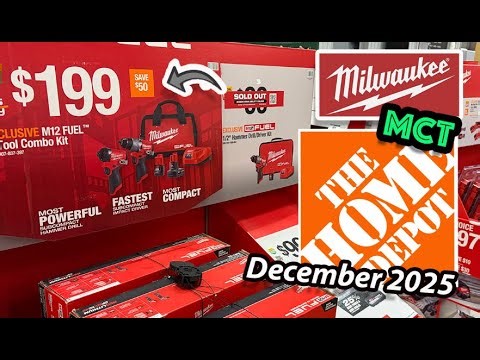 End of the Year Tool Sales at Home Depot!
