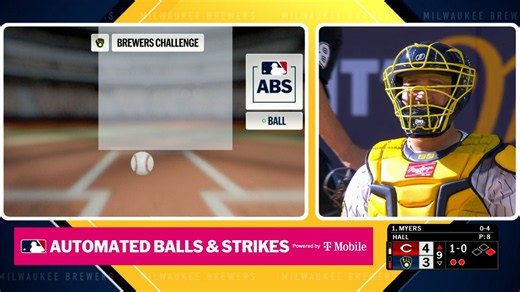 Ball 1 is confirmed after ABS challenge