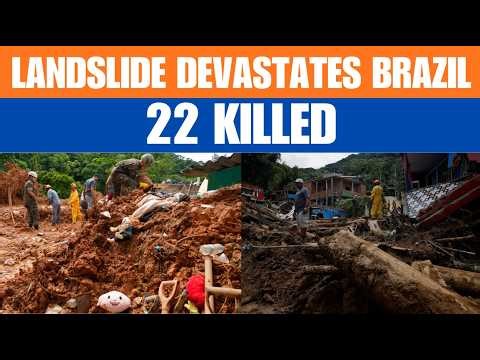 WATCH: Heavy rains in south eastern Brazil triggers landslide, at least 22 killed; more feared dead