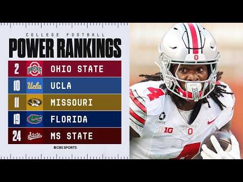 College Football Week 6 Power Rankings: Missouri rises, Florida and Mississippi State plummet