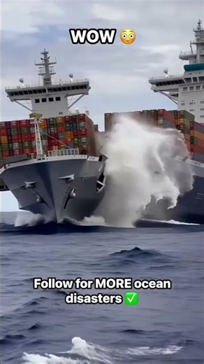Two Cargo Ships Collide Causing Crazy Damage! 💥 Shocking Sea Crash 😮