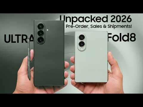 New Samsung Galaxy Z Fold 8 Ultra Unpacked | Release Date, Pre-Order, Sales & Shipments Confirmed!