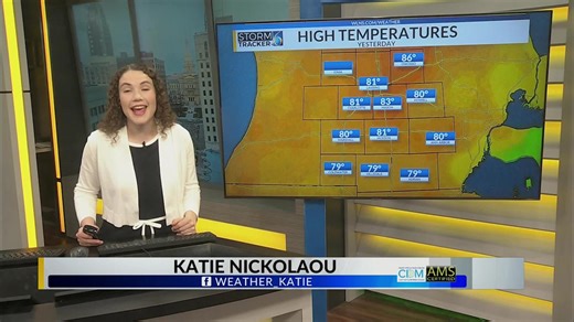 Isolated damaging wind gusts possible today