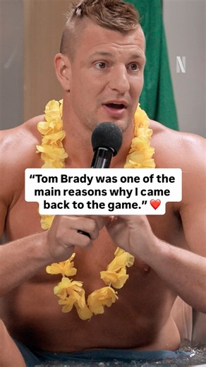 "Tom Brady was one of the main reasons why I came back to the game.” ❤️ #NFL