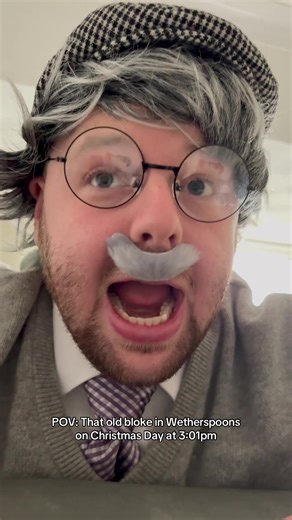 POV: That old bloke in Wetherspoons on Christmas Day at 3:01pm #christmas #fyp