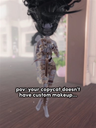 POV: YOUR COPYCAT DOESN'T HAVE CUSTOM MAKEUP... #dresstoimpressroblox #dresstoimpress #dti #dtiroblox #robloxfyp #dtiupdate #fyp #dtitrend #dtihacks #robloxviral #gameplay #robloxfunny #robloxtrolling #dtinews #dticodes