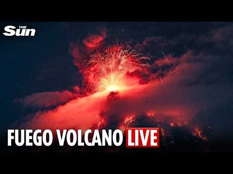 LIVE: Fuego volcano enters intense eruptive phase in Guatemala