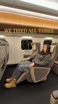 We Tried All 3 Japanese Bullet Train Classes