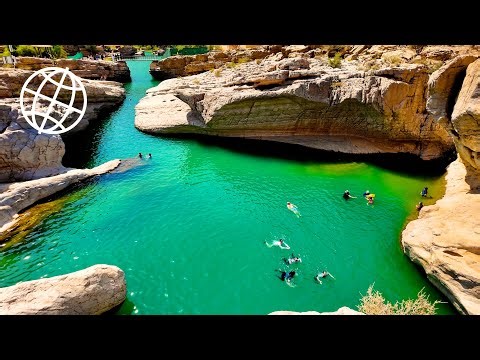 Oman: Emerald Pools & Desert Canyons [Amazing Places 4K]