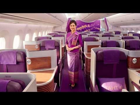 Thai Airways A350 Business Class Review | Bangkok to Munich | Amazing Food & Service