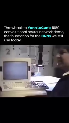 AI Tools & News | Business | Technology on Instagram: "In 1989, a 29-year-old Yann LeCun demonstrated the world’s first Convolutional Network for text recognition, long before AI was mainstream. This was true pioneering work that helped lay the foundation for modern computer vision and deep learning. Decades later, LeCun became Meta’s Chief AI Scientist, championing self-supervised learning and long-term research focused on building more capable and flexible intelligence, not just short-term pro