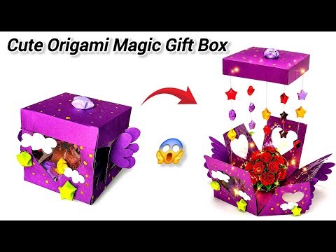 DIY Cute Surprise Gift Box | How to Make Gift Box at Home | Easy Craft Tutorial 