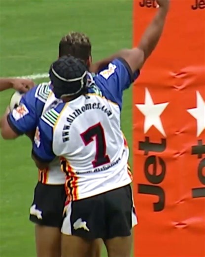 Jensen flies over the line in the 2008 NRL All Stars 🚀 NRL Harvey Norman All Stars. United in Culture. Tickets on sale now: http://spr.ly/6186CRwWa | NRL