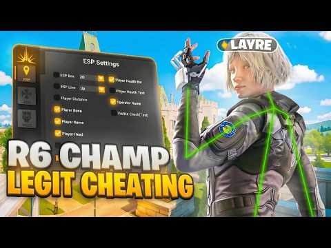 R6 Cheats - Legit Cheating In CHAMP Ranked With The BEST R6 Cheat...
