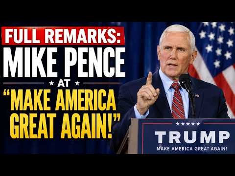 Full Remarks: Mike Pence at "Make America Great Again!"
