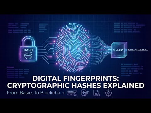 Digital Fingerprints: Cryptographic Hashes Explained — From Basics to Blockchain