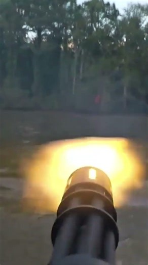 Catching Fish With an M134 Minigun Is Wild