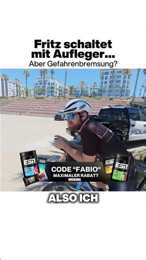 Fritz schaltet mit Aufleger...