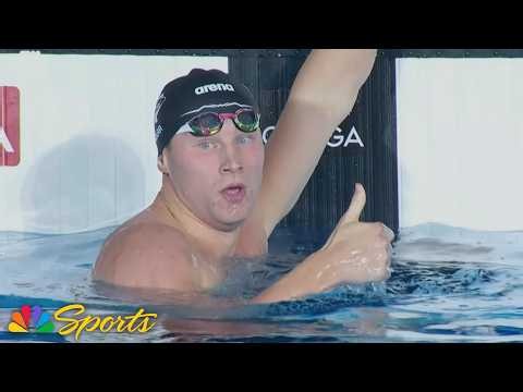 Luke Barr does it again with 200m breaststroke gold medal in Tashkent | NBC Sports