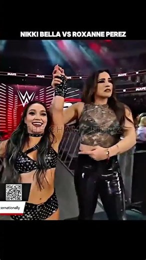 Nikki Bella Vs Roxanne Perez At Raw 🔥 Edit