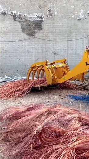 Inside a Busy Scrap Yard: Processing and Sorting Heavy Copper Wire