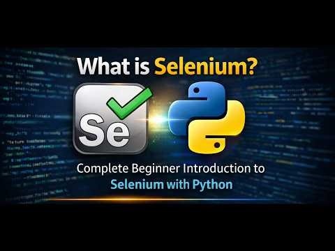What is Selenium? | Complete Beginner Introduction to Selenium with Python
