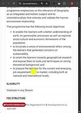 IGNOU MSC Admission 2026 January Session #ignou #ignouadmission #ignounews