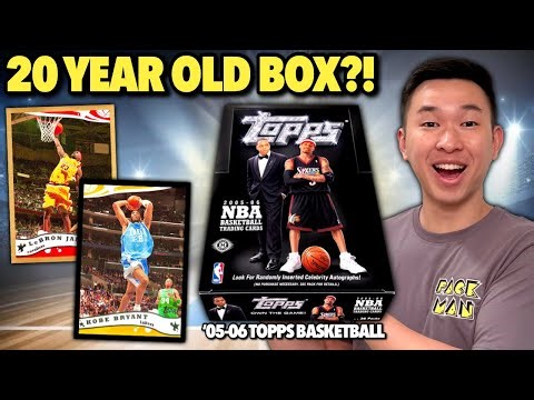 I OPENED A 20-YEAR-OLD TOPPS BASKETBALL BOX! 😳🔥